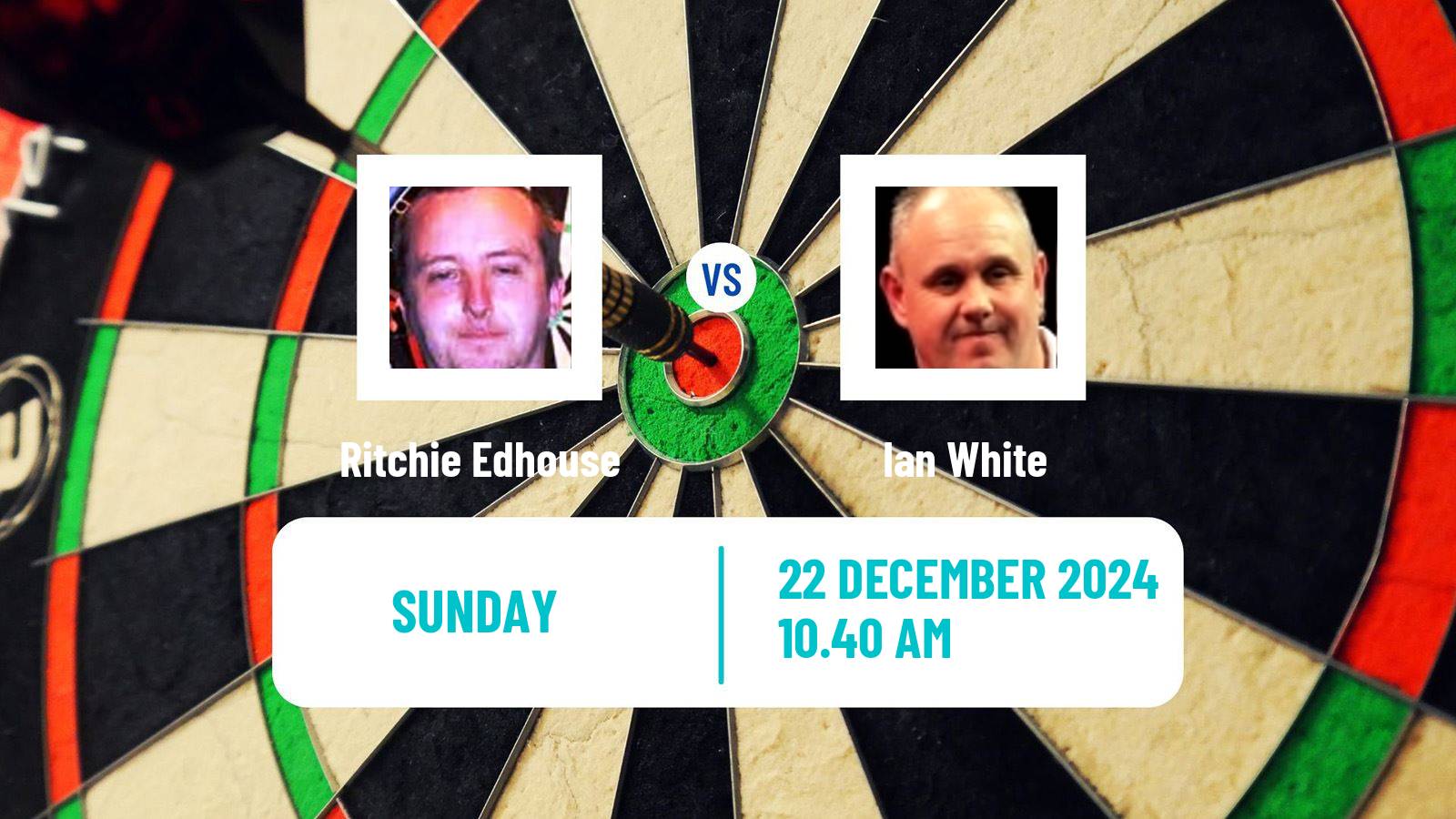 Darts PDC World Championship Ritchie Edhouse - Ian White