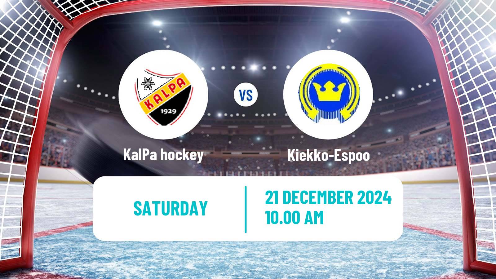 Hockey Finnish SM-liiga KalPa - Kiekko-Espoo