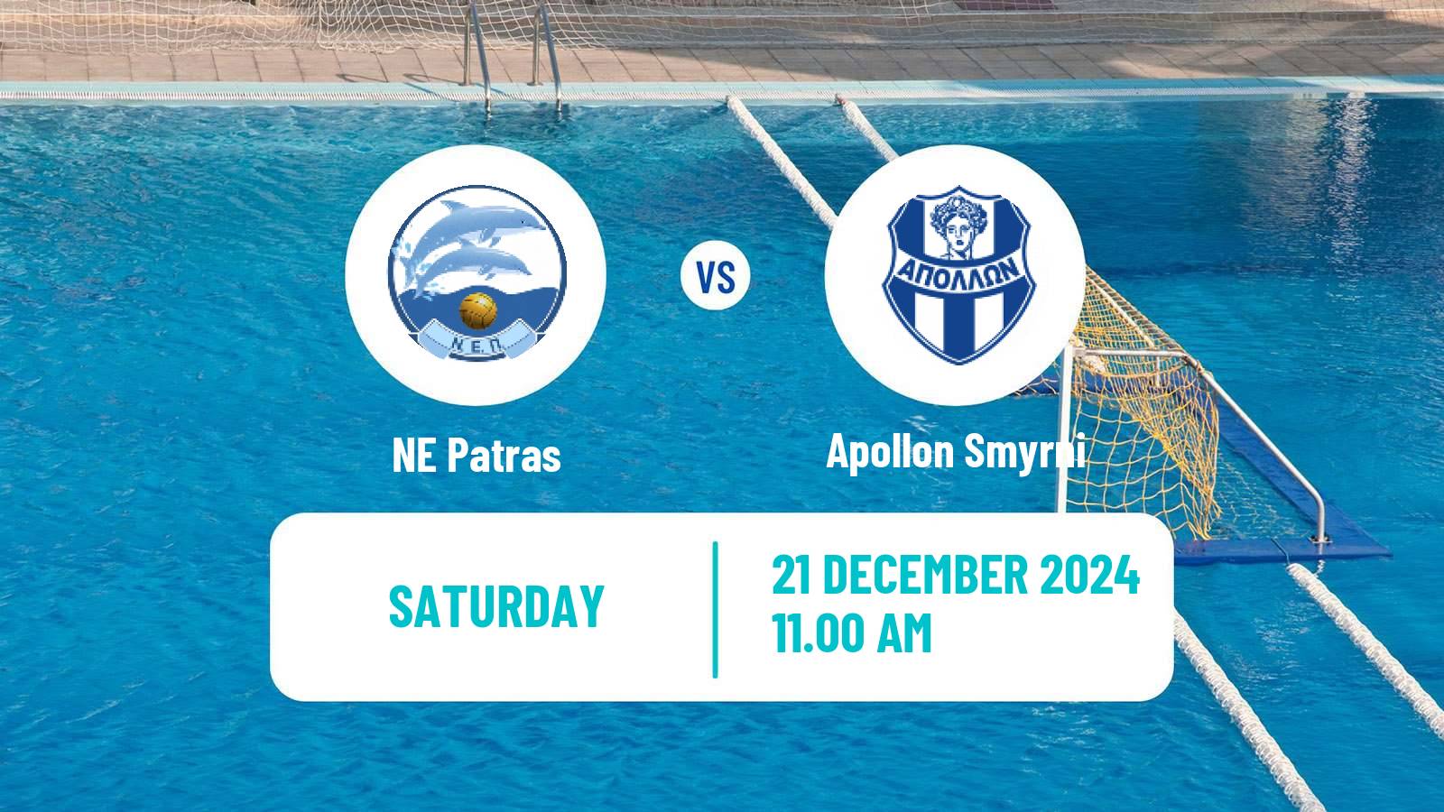 Water polo Greek A1 Water Polo Patras - Apollon Smyrni