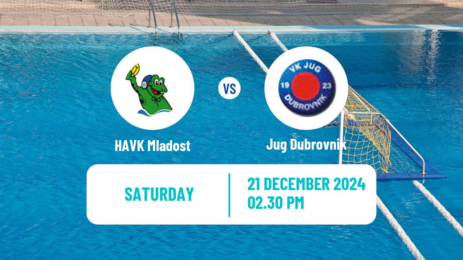 Water polo Serbian Super Liga Water Polo HAVK Mladost - Jug Dubrovnik