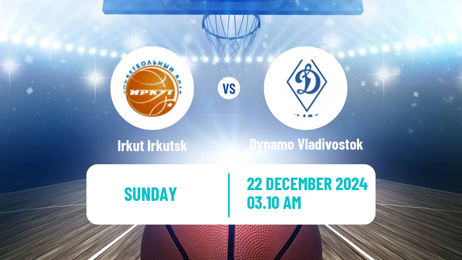 Basketball Russian Super League Basketball Irkut Irkutsk - Dynamo Vladivostok