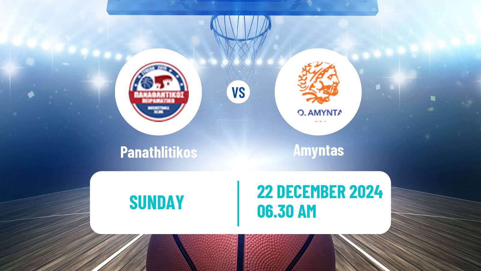 Basketball Greek Basket League A1 Women Panathlitikos - Amyntas