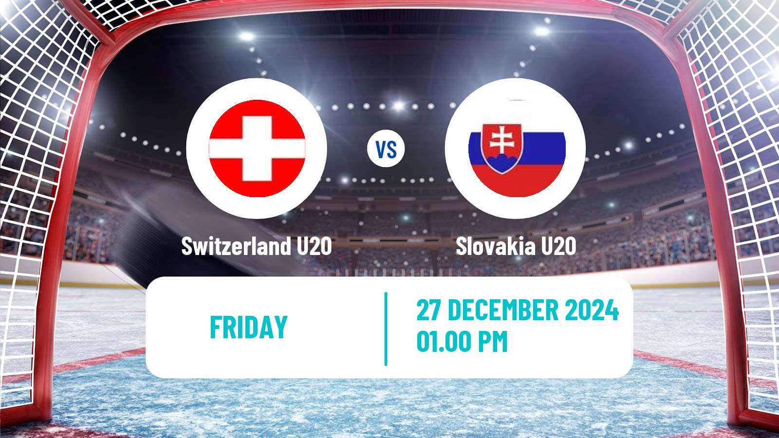 Hockey IIHF World U20 Championship Switzerland U20 - Slovakia U20