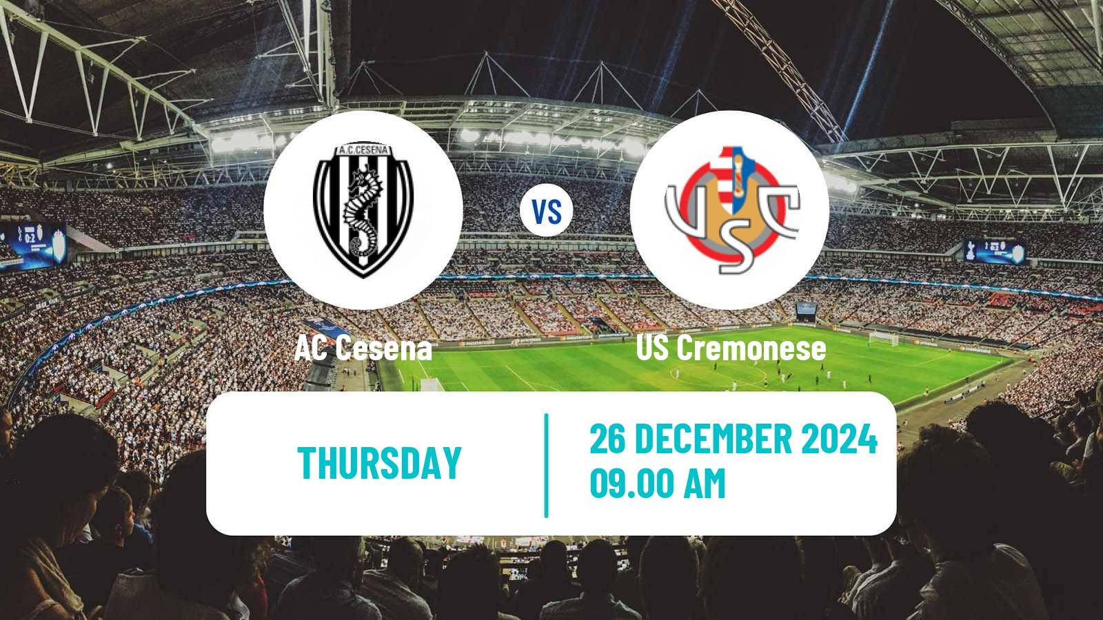 Soccer Italian Serie B Cesena - Cremonese