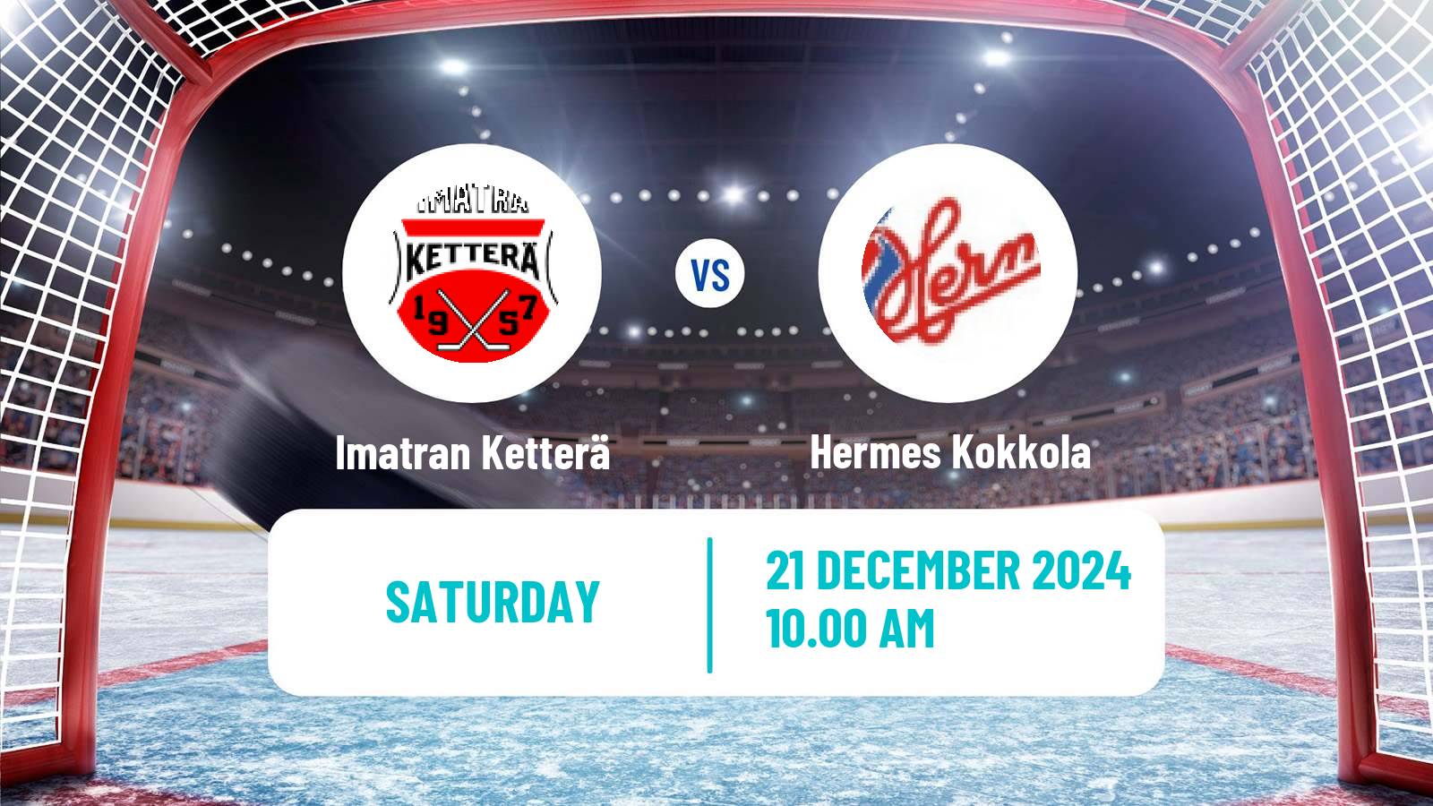 Hockey Finnish Mestis Imatran Ketterä - Hermes Kokkola