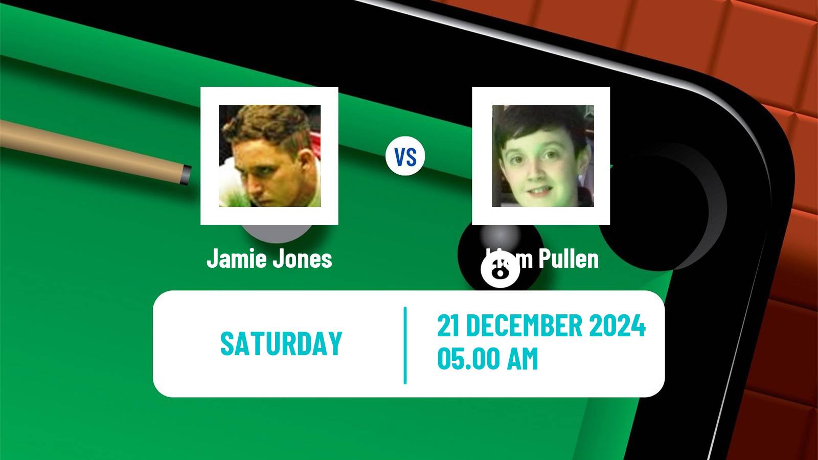 Snooker World Open Jamie Jones - Liam Pullen