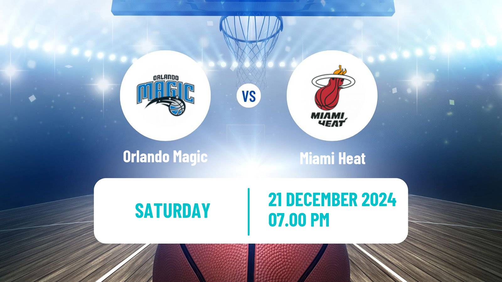 Basketball NBA Orlando Magic - Miami Heat