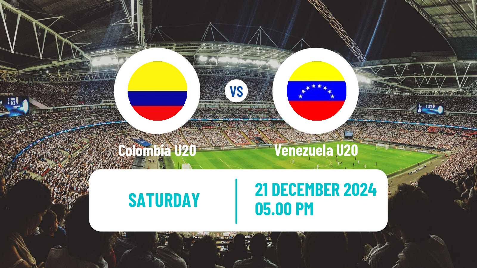 Soccer Friendly Colombia U20 - Venezuela U20