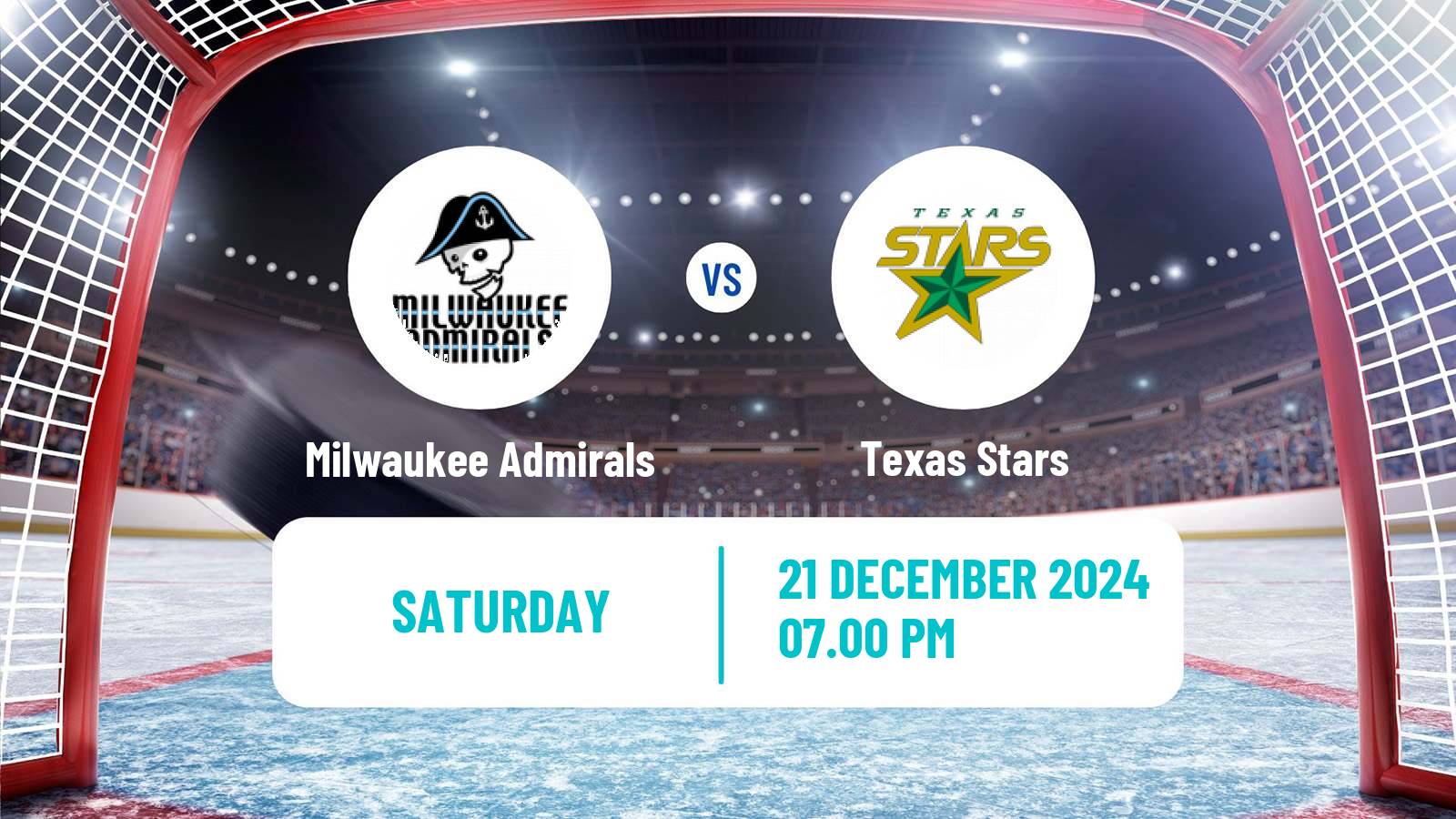 Hockey AHL Milwaukee Admirals - Texas Stars