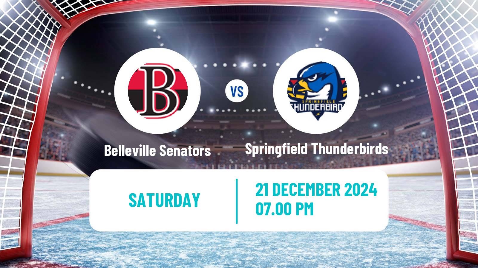 Hockey AHL Belleville Senators - Springfield Thunderbirds