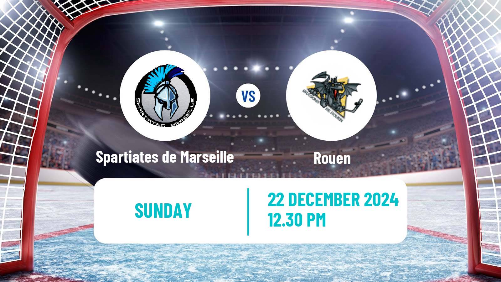 Hockey French Ligue Magnus Spartiates de Marseille - Rouen