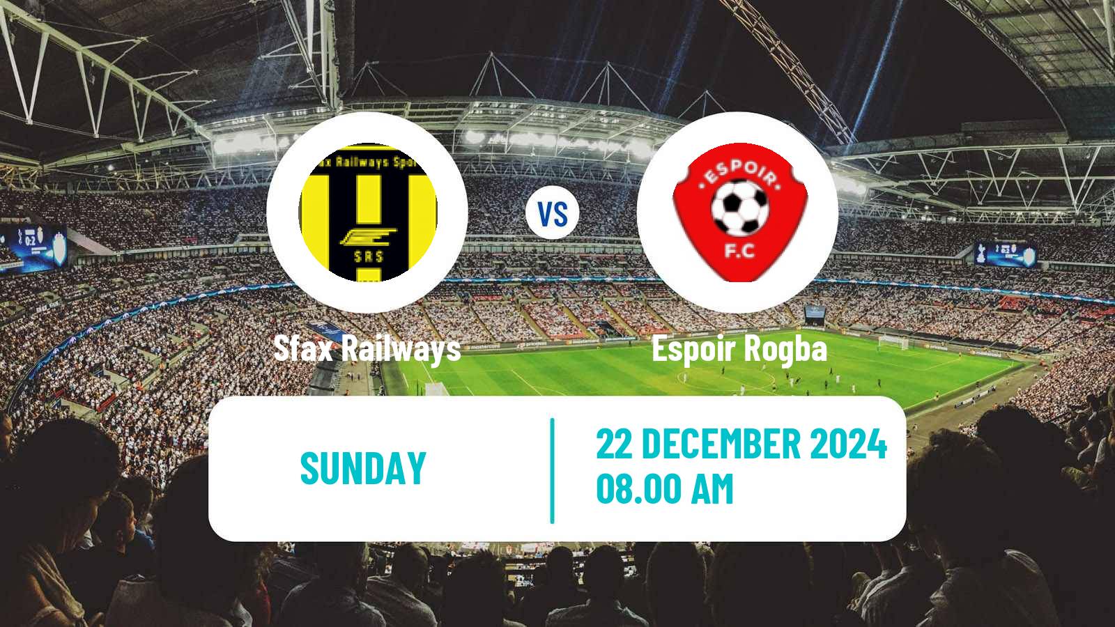 Soccer Tunisian Ligue 2 Sfax Railways - Espoir Rogba