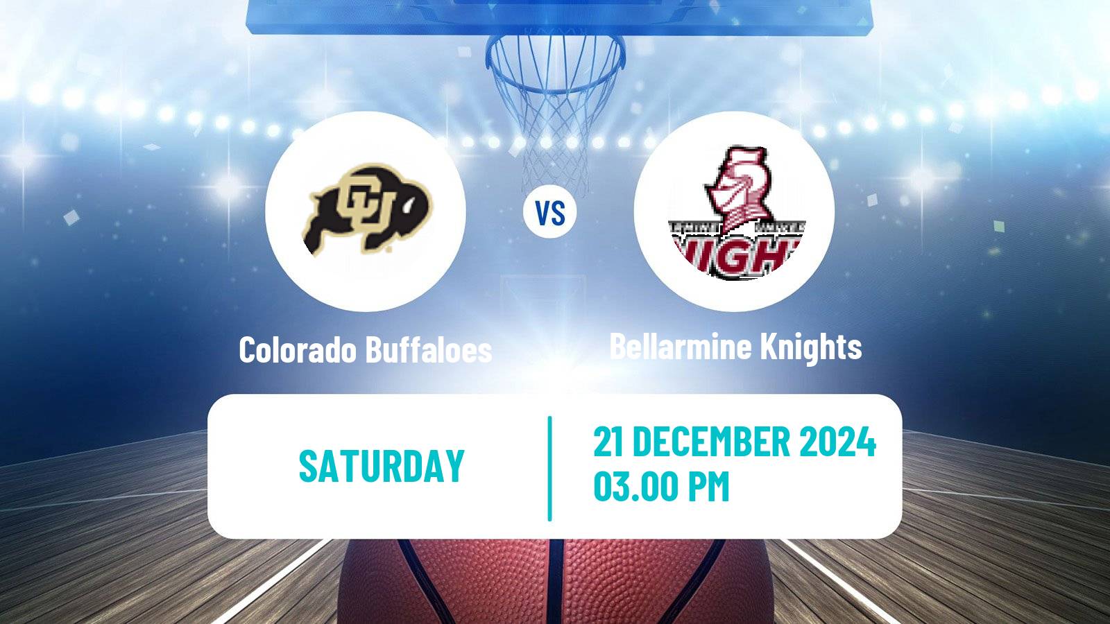 Basketball NCAA College Basketball Colorado Buffaloes - Bellarmine Knights