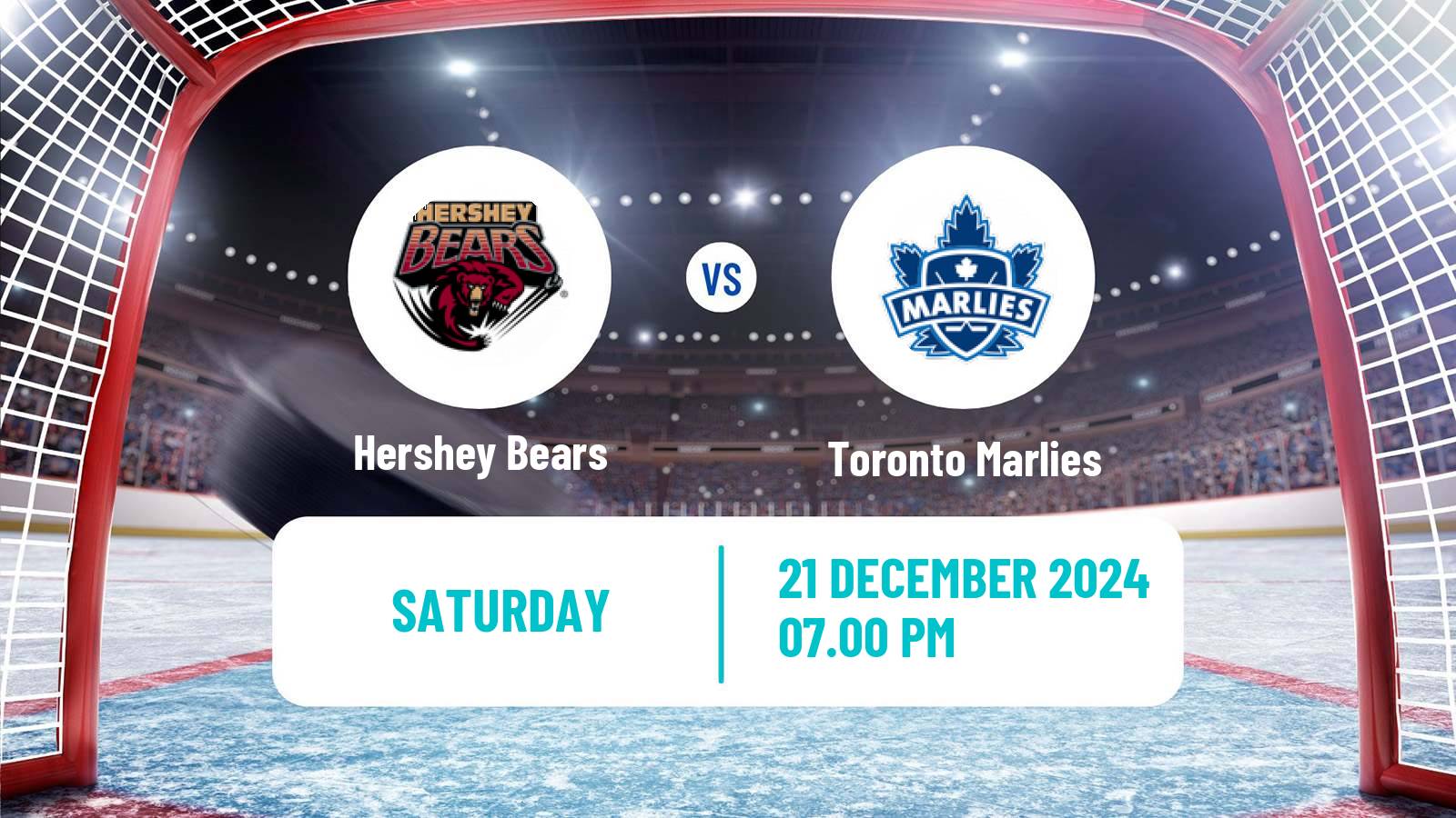 Hockey AHL Hershey Bears - Toronto Marlies