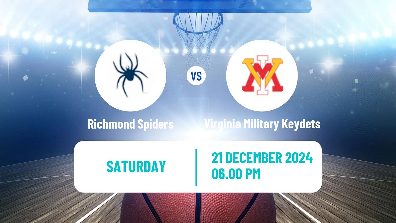 Basketball NCAA College Basketball Richmond Spiders - Virginia Military Keydets