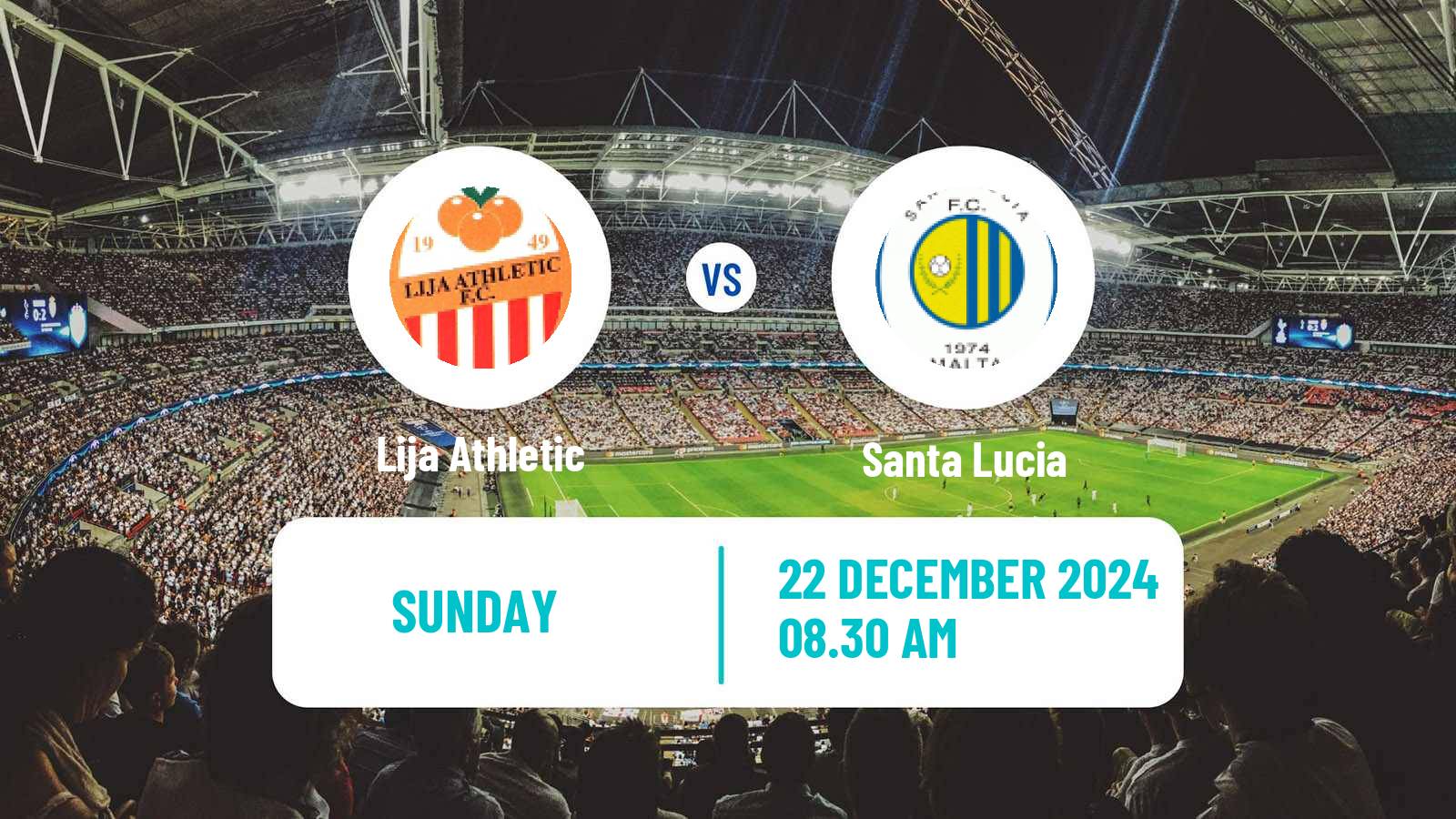 Soccer Maltese Challenge League Lija Athletic - Santa Lucia