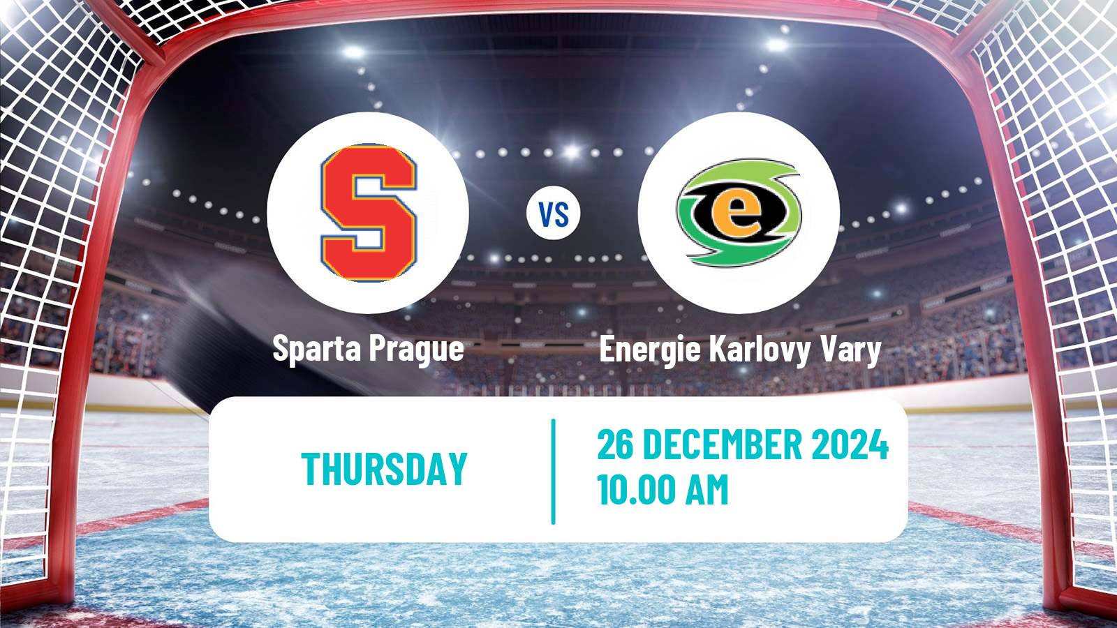 Hockey Czech Extraliga Sparta Prague - Energie Karlovy Vary