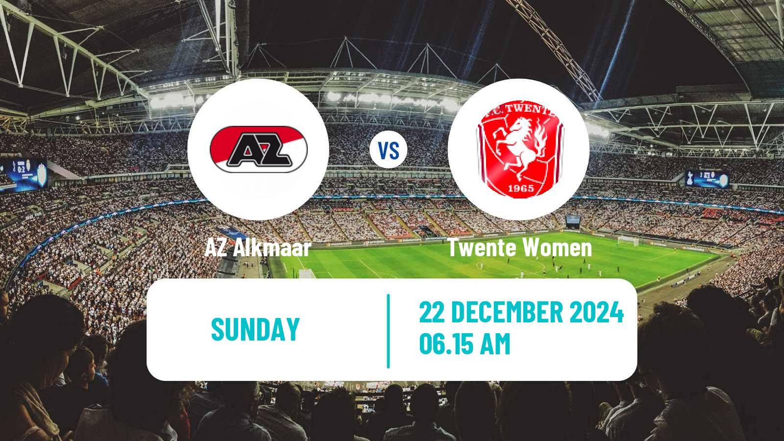 Soccer Dutch Eredivisie Women AZ Alkmaar - Twente