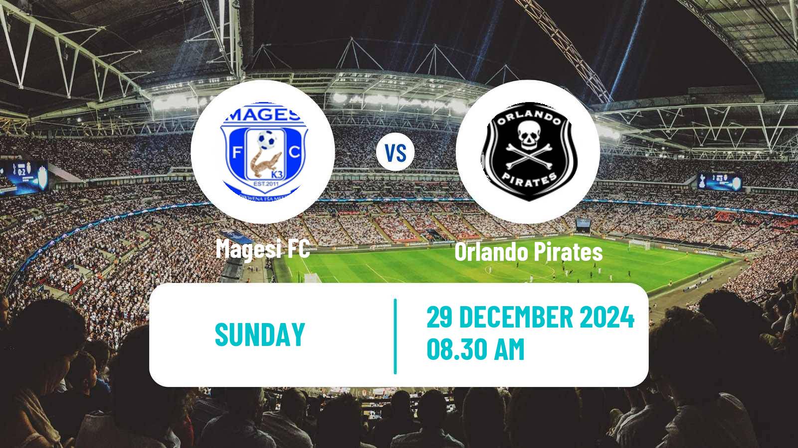 Soccer South African Premier Soccer League Magesi - Orlando Pirates