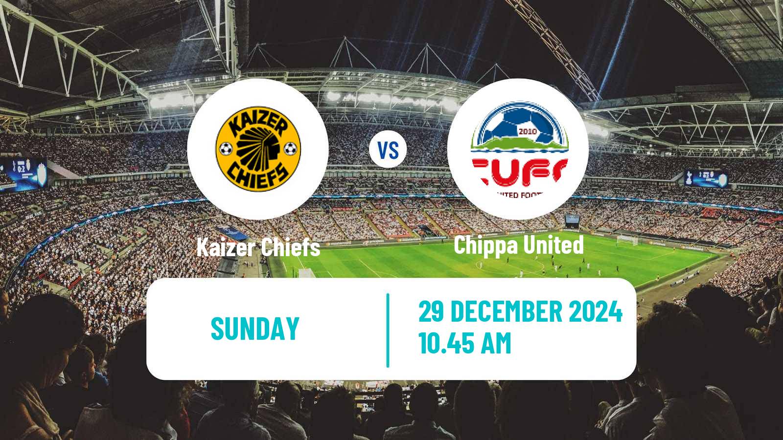 Soccer South African Premier Soccer League Kaizer Chiefs - Chippa United