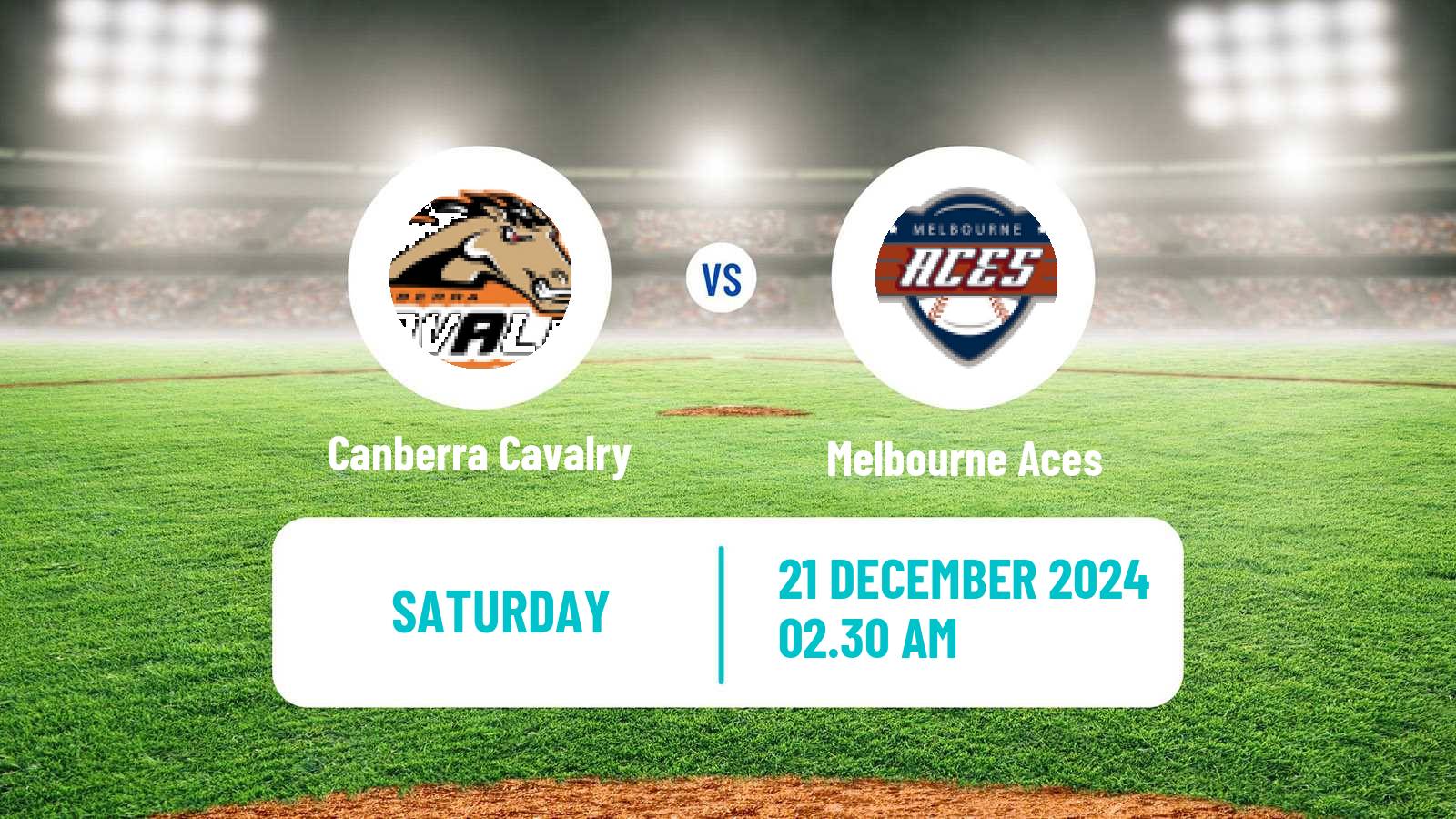 Baseball Australian ABL Canberra Cavalry - Melbourne Aces