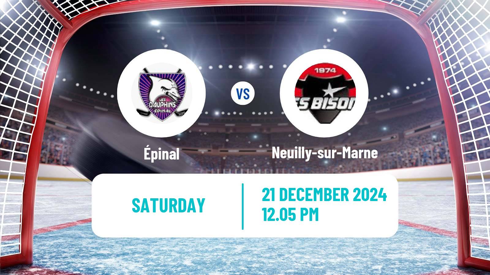 Hockey French D1 Ice Hockey Épinal - Neuilly-sur-Marne