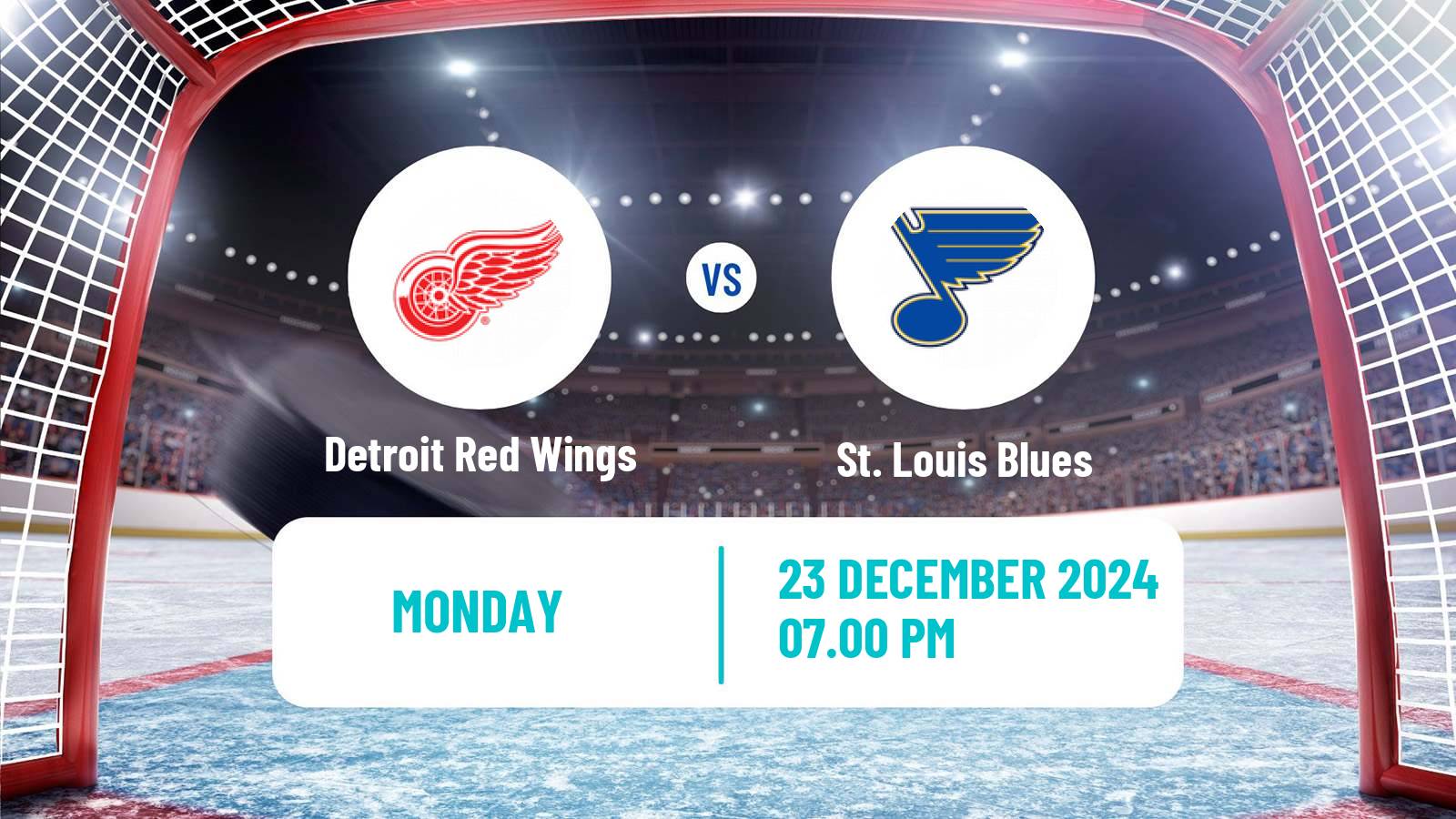 Hockey NHL Detroit Red Wings - St. Louis Blues