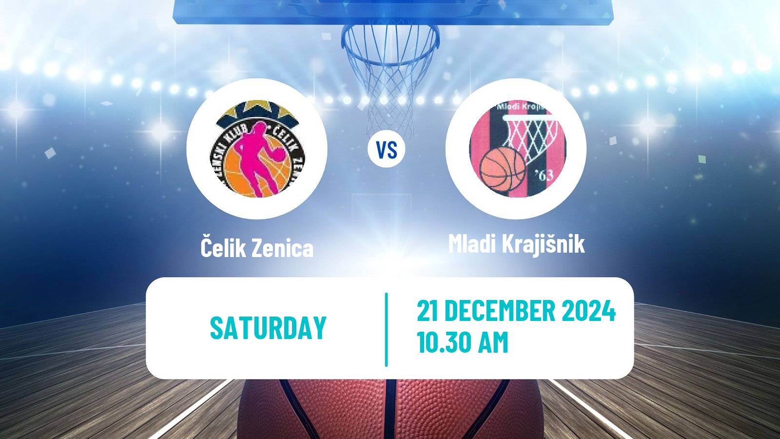 Basketball Bosnian Prvenstvo Basketball Women Čelik Zenica - Mladi Krajišnik