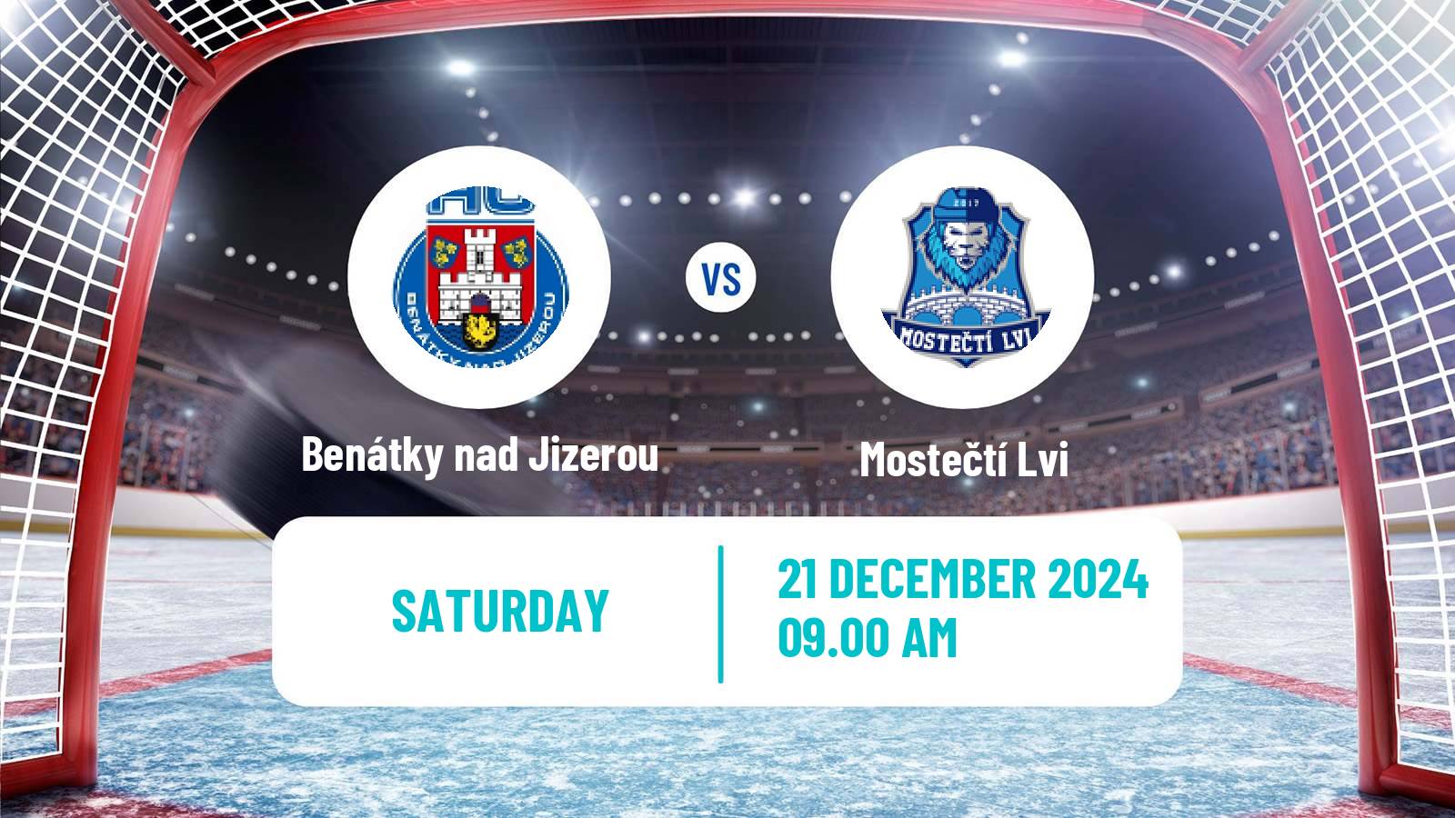 Hockey Czech 2 Liga Hockey West Benátky nad Jizerou - Mostečtí Lvi