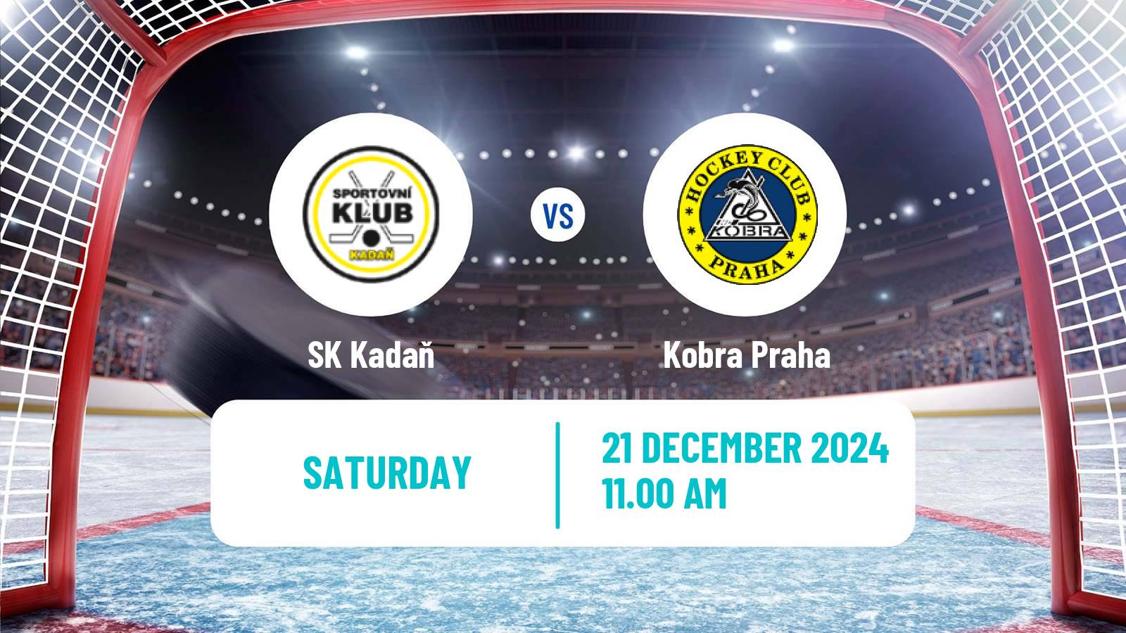 Hockey Czech 2 Liga Hockey West Kadaň - Kobra Praha