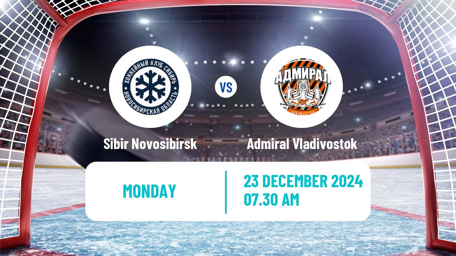 Hockey KHL Sibir Novosibirsk - Admiral Vladivostok