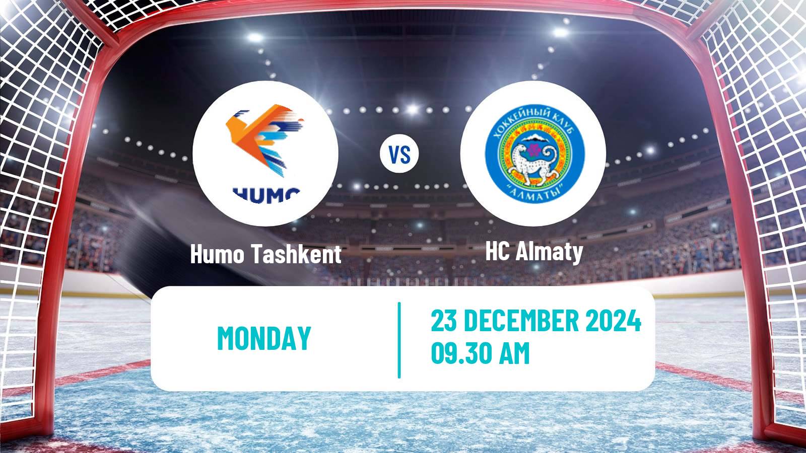 Hockey Kazakh Ice Hockey Championship Humo Tashkent - Almaty