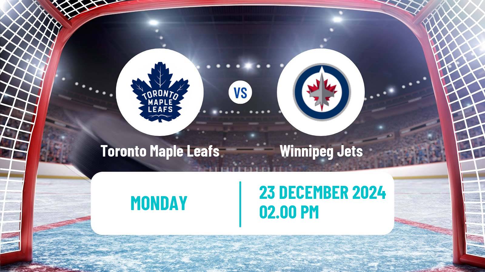 Hockey NHL Toronto Maple Leafs - Winnipeg Jets