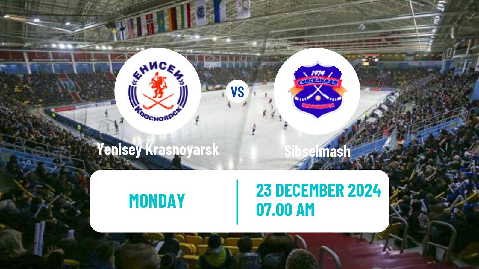 Bandy Russian Super League Bandy Yenisey Krasnoyarsk - Sibselmash