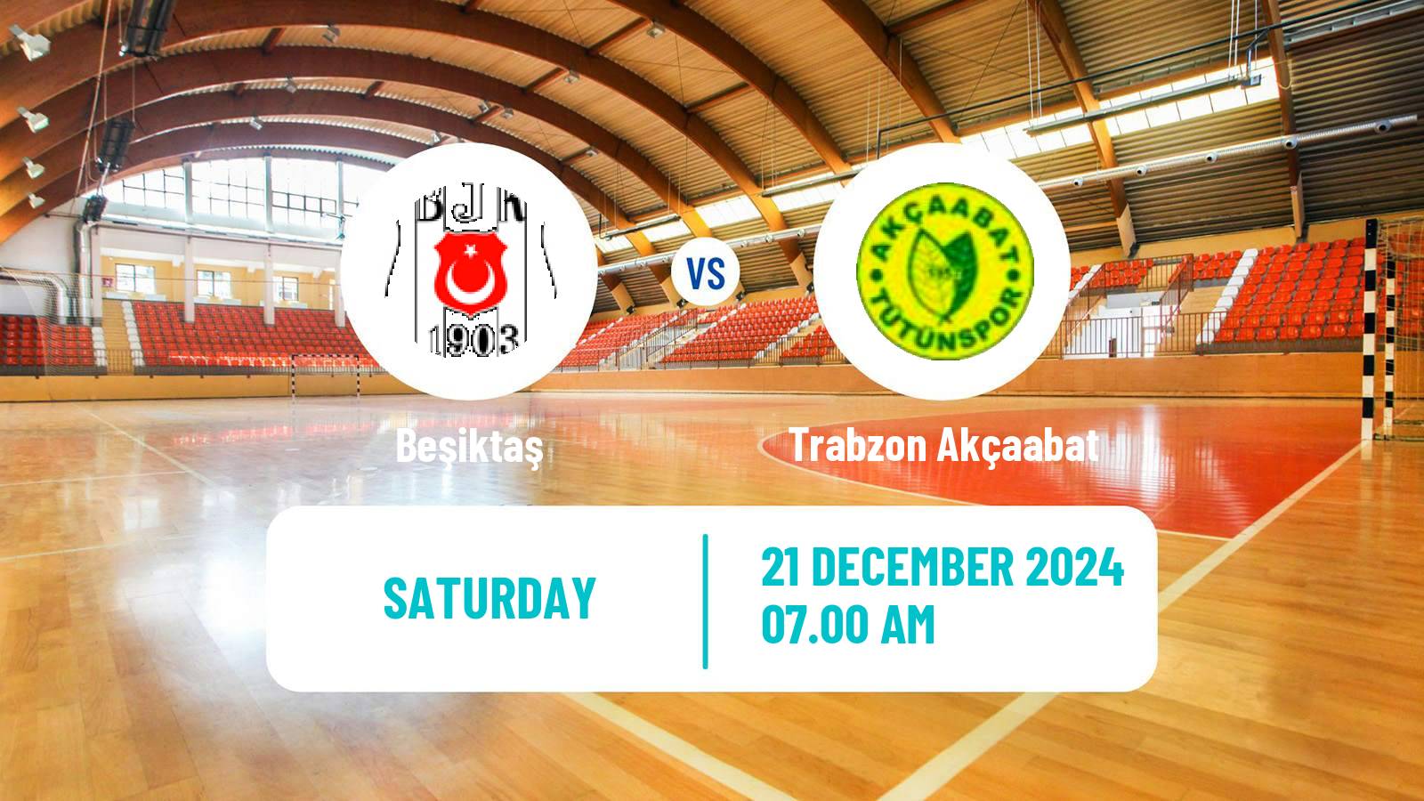 Handball Turkish Superlig Handball Beşiktaş - Trabzon Akçaabat