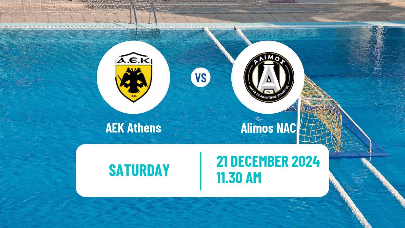 Water polo Greek A1 Water Polo Women AEK Athens - Alimos