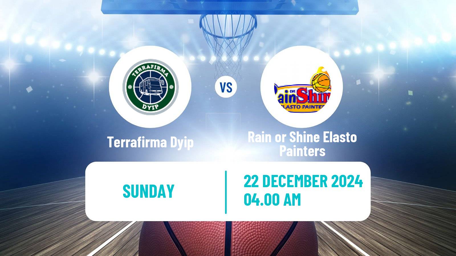 Basketball Philippines - Commissioners Cup Terrafirma Dyip - Rain or Shine Elasto Painters