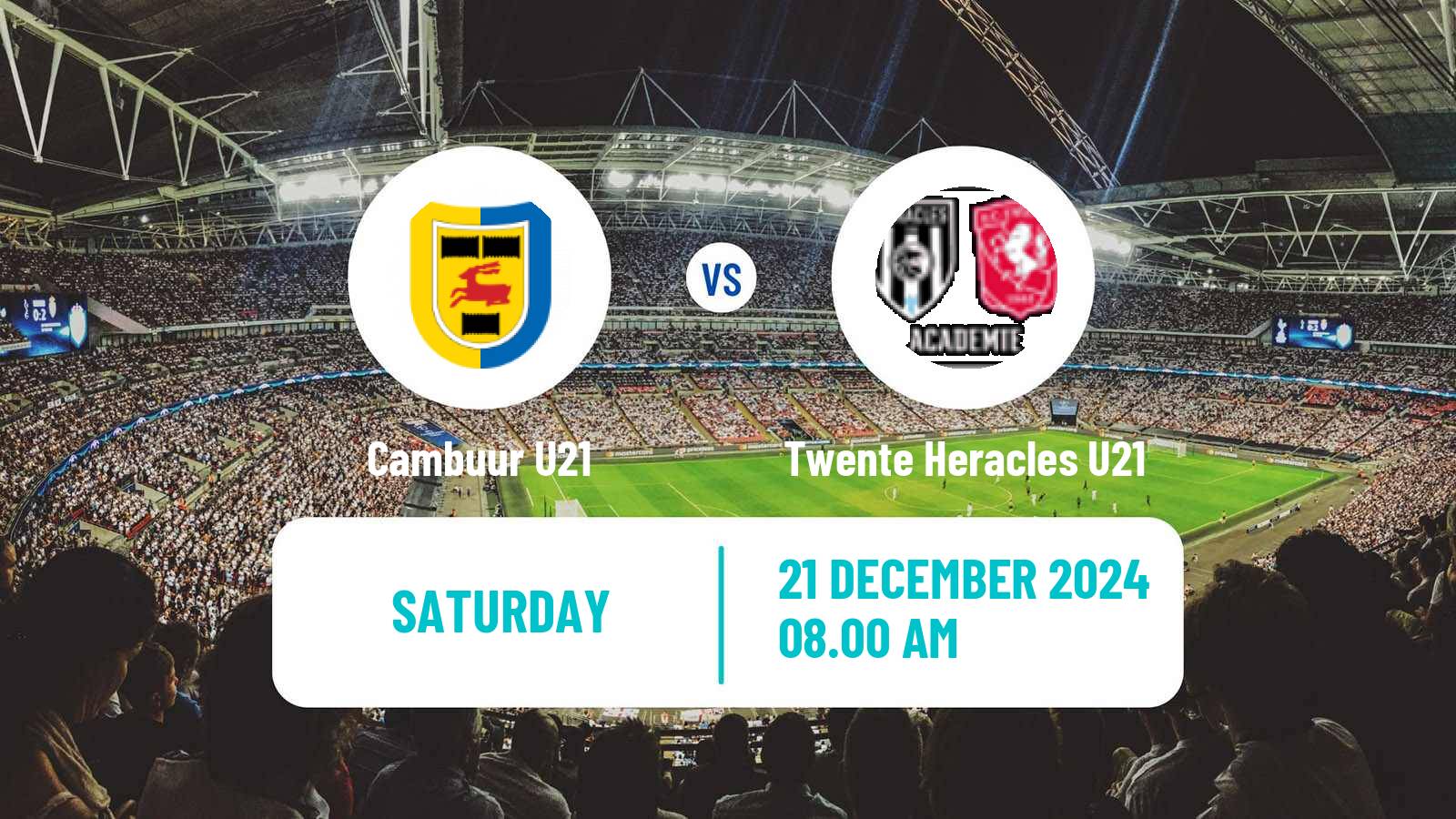 Soccer Dutch Divisie 1 U21 Cambuur U21 - Twente Heracles U21