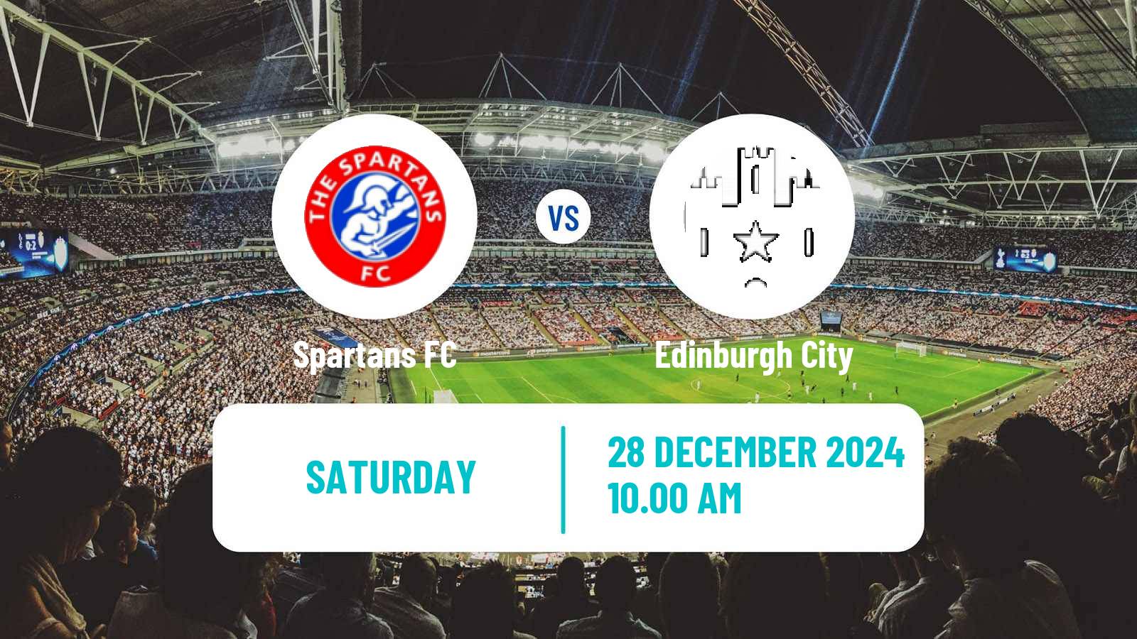 Soccer Scottish League Two Spartans - Edinburgh City