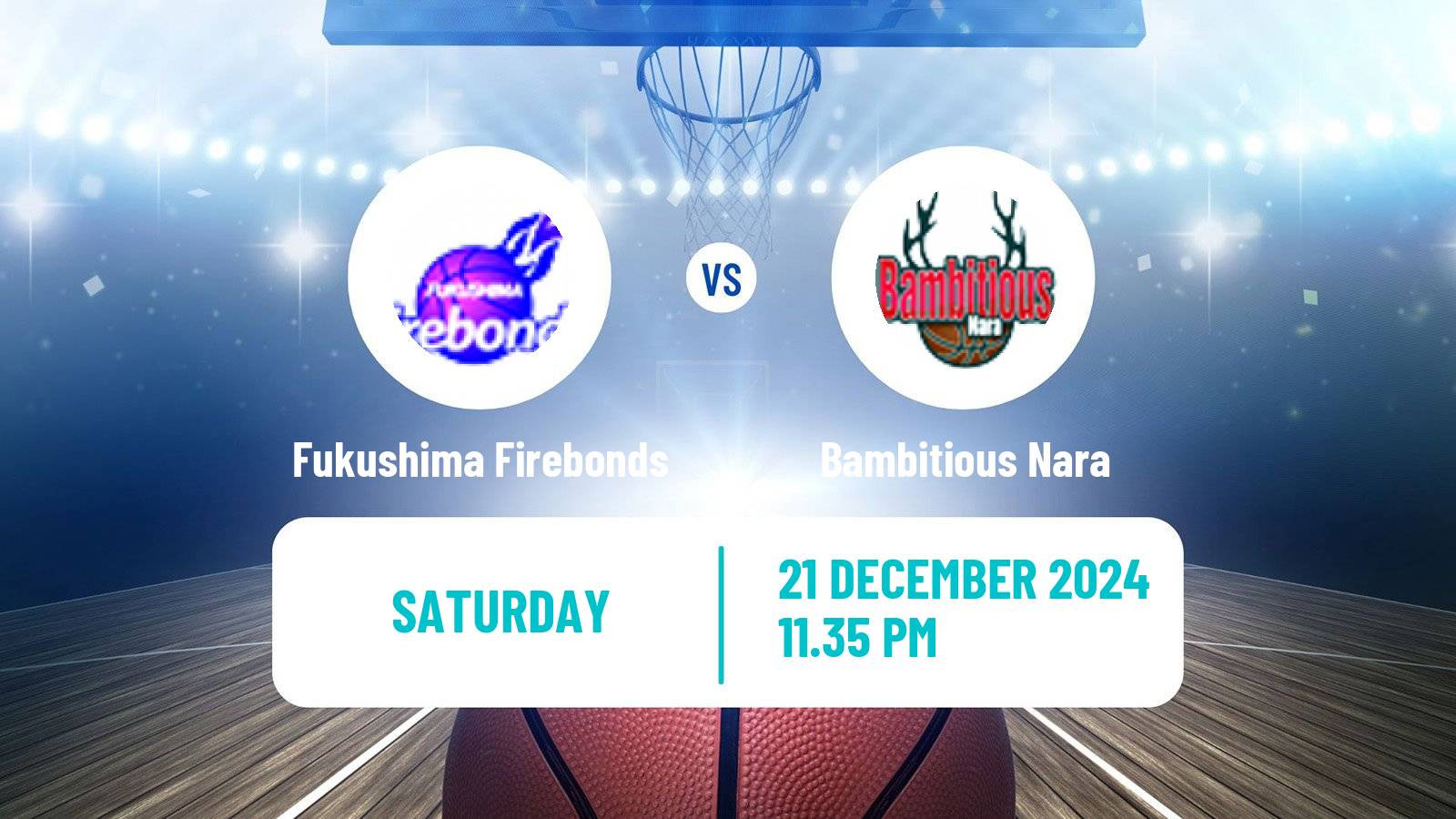 Basketball Japan B2 League Basketball Fukushima Firebonds - Bambitious Nara