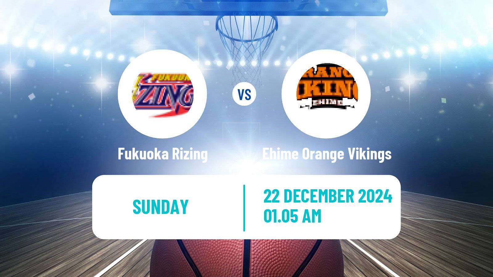 Basketball Japan B2 League Basketball Fukuoka Rizing - Ehime Orange Vikings