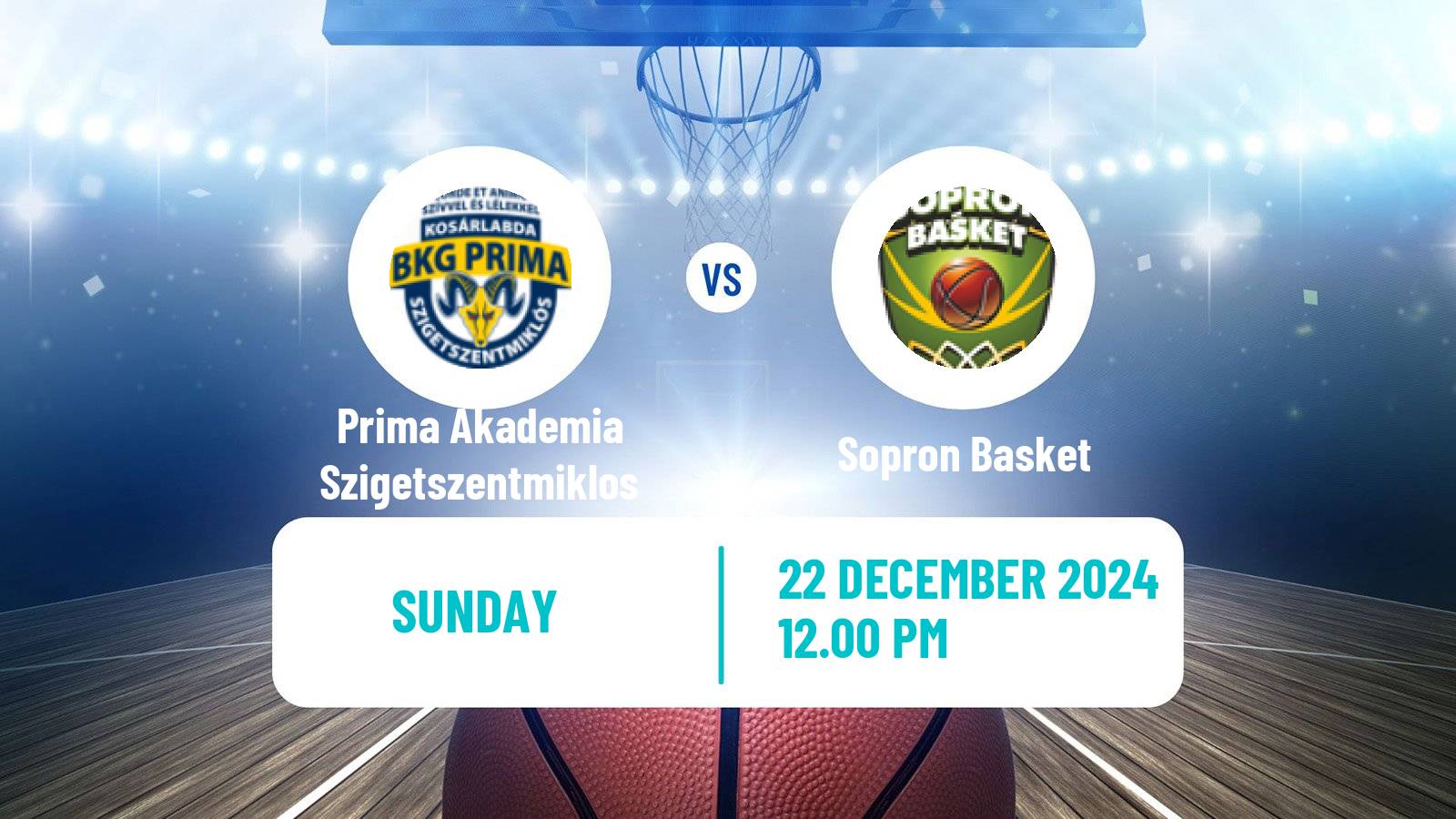 Basketball Hungarian NB I Basketball Women Prima Akademia Szigetszentmiklos - Sopron Basket