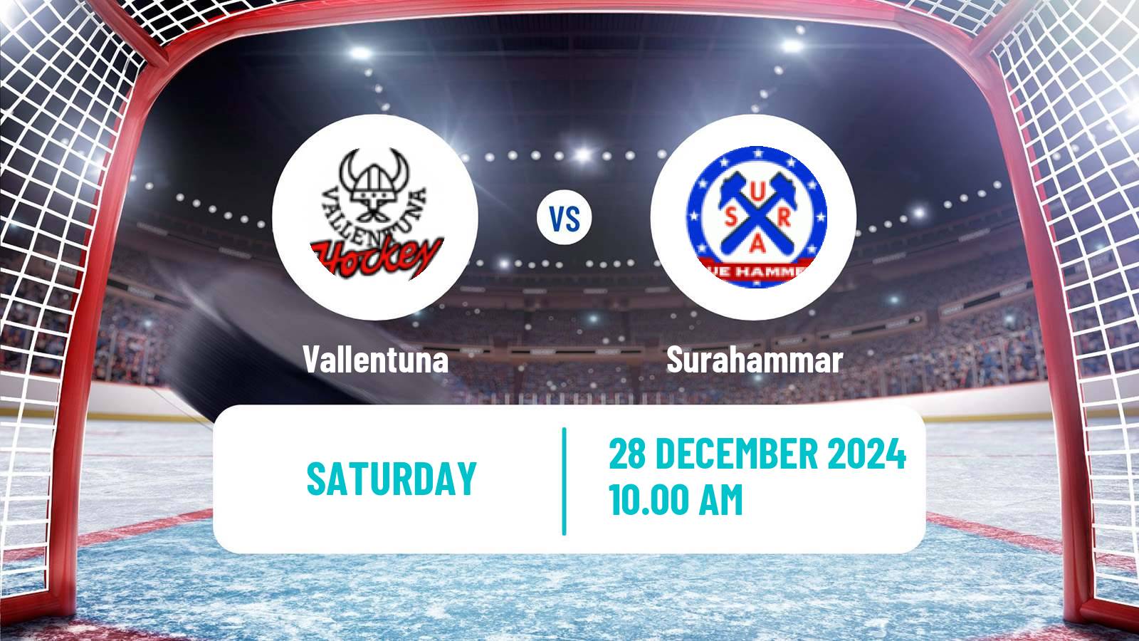 Hockey Swedish Hockey AllEttan Norra Vallentuna - Surahammar