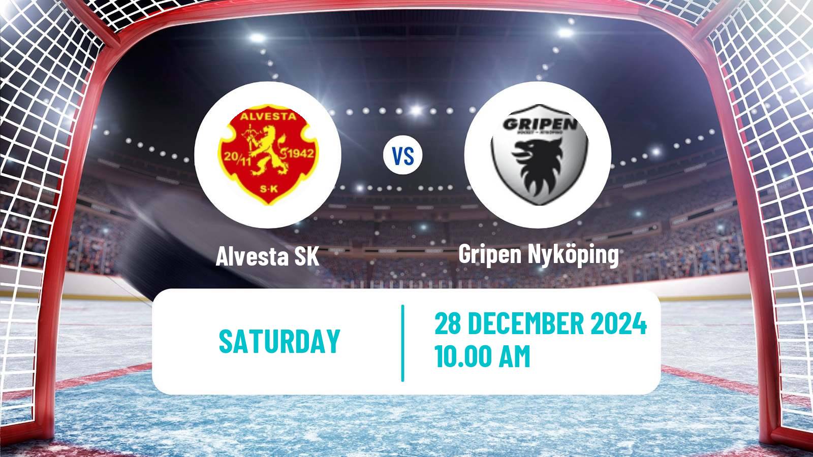 Hockey Swedish HockeyEttan Sodra Var Alvesta - Gripen Nyköping