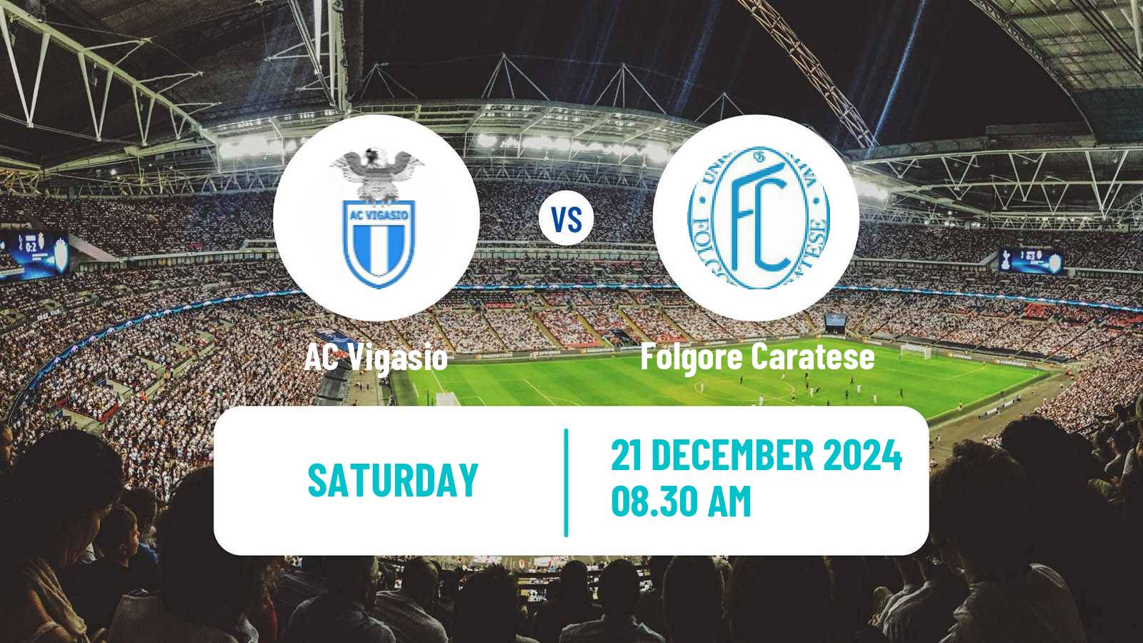 Soccer Italian Serie D - Group B Vigasio - Folgore Caratese