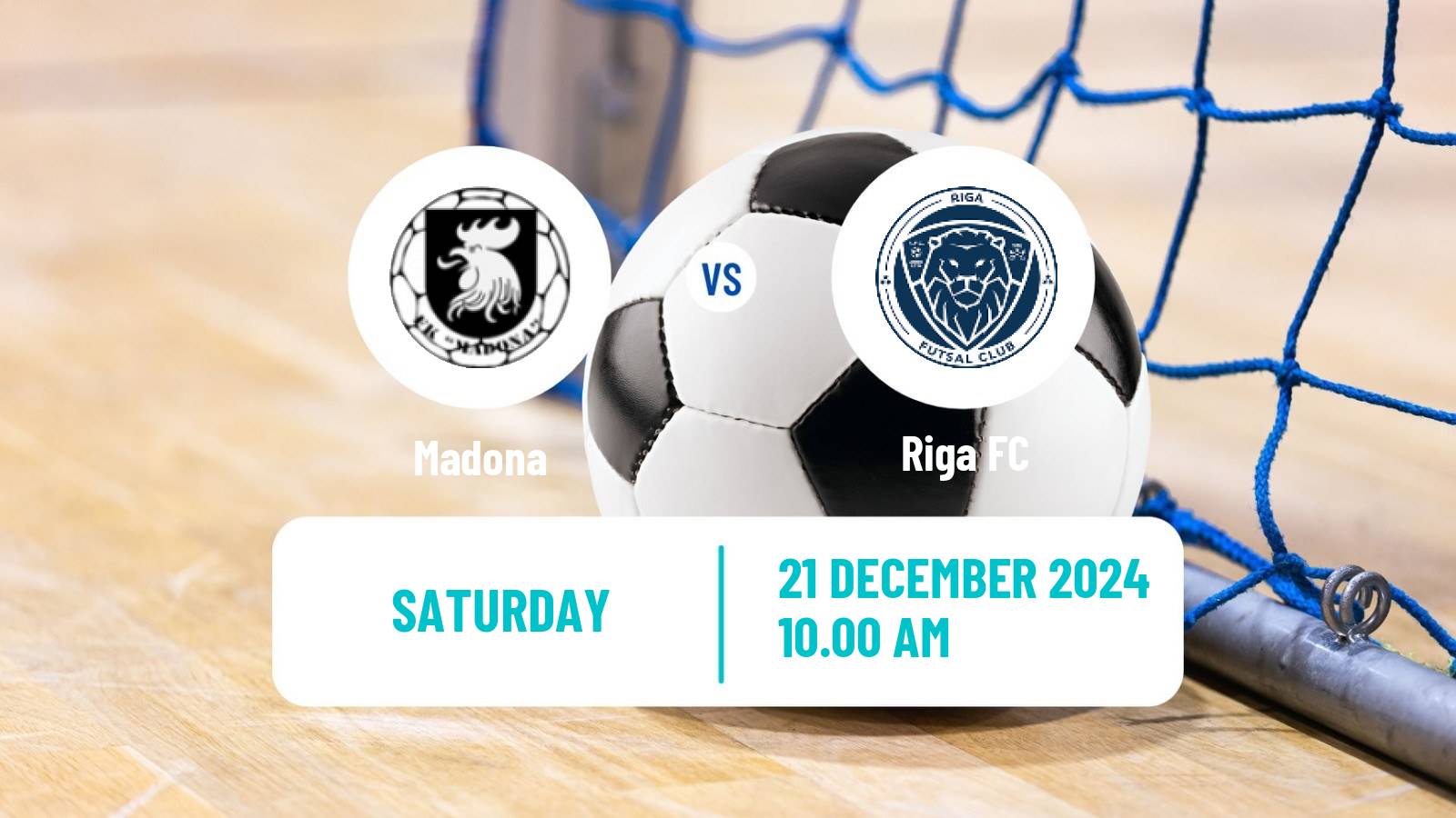 Futsal Latvian Virsliga Futsal Madona - Riga FC