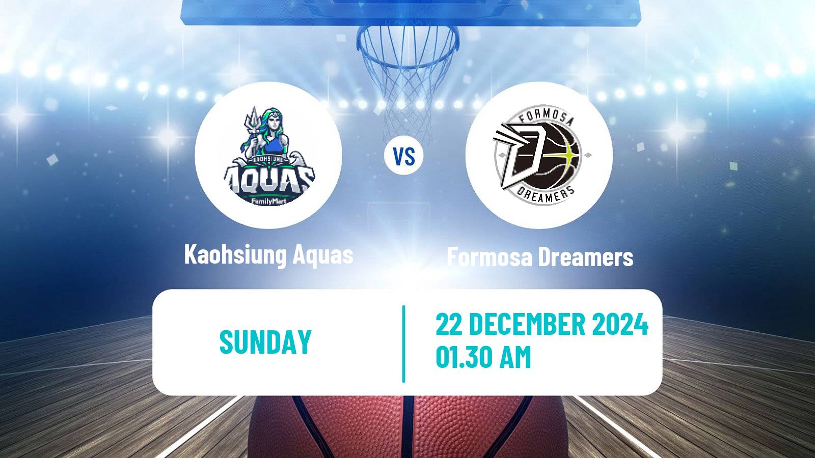 Basketball Taiwan TPBL Kaohsiung Aquas - Formosa Dreamers