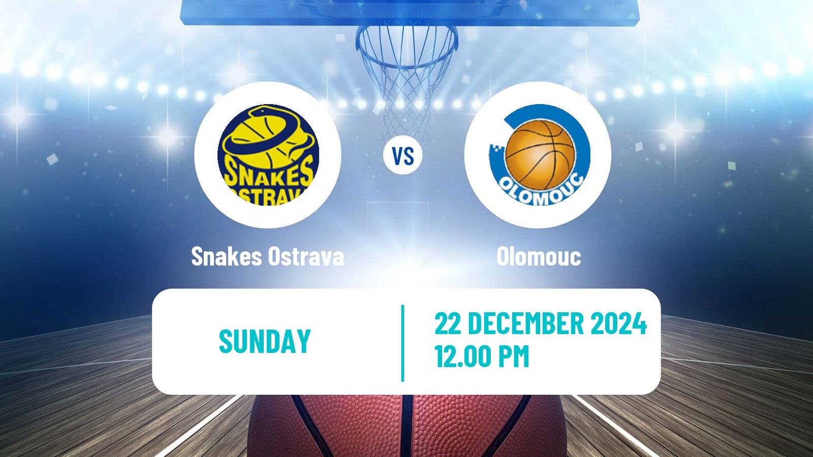 Basketball Czech 1 Liga Basketball Snakes Ostrava - Olomouc