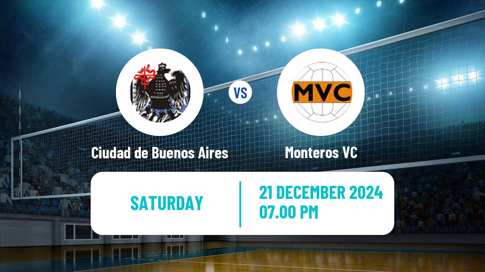 Volleyball Argentinian Copa ACLAV Volleyball Ciudad de Buenos Aires - Monteros