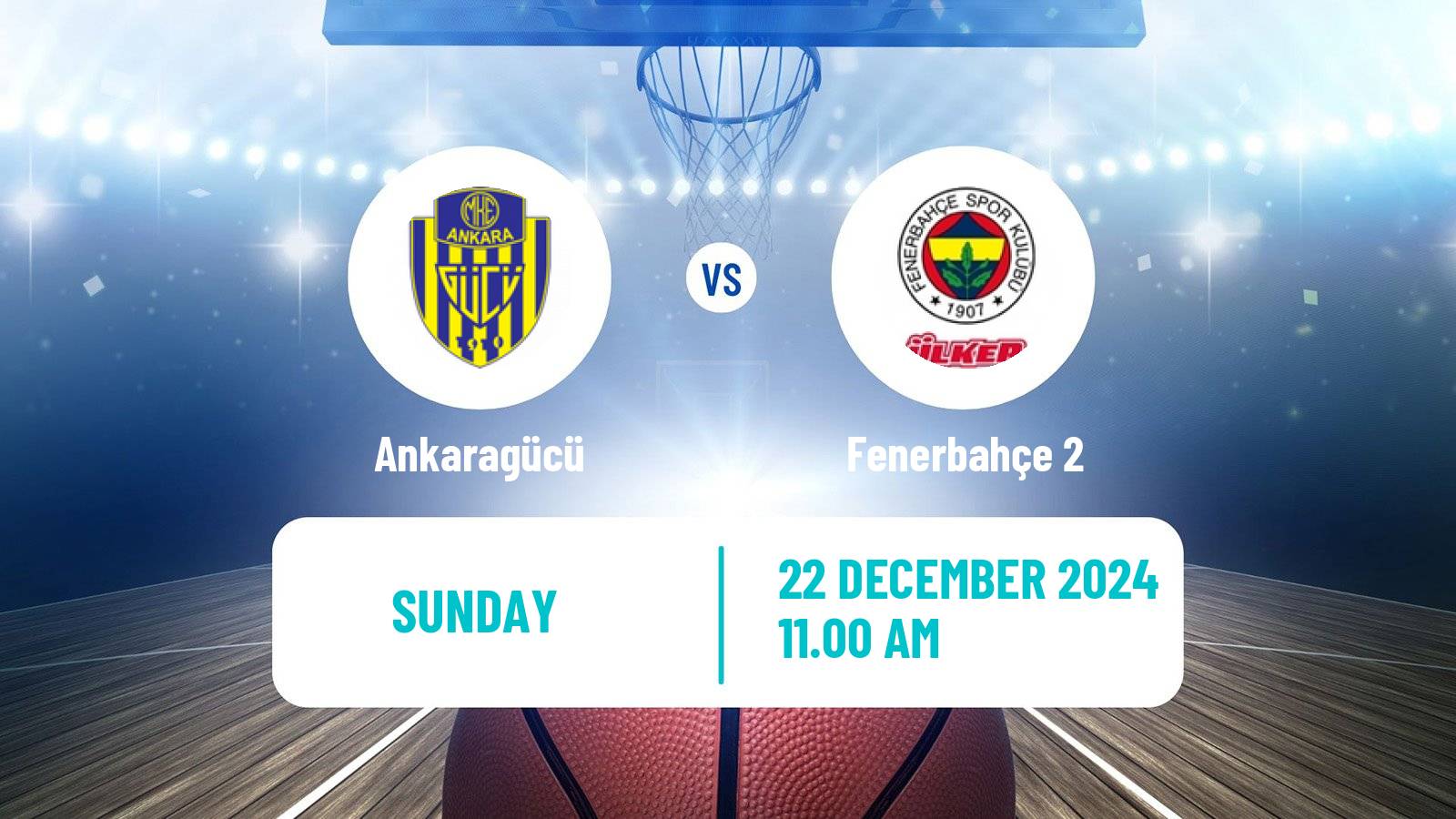 Basketball Turkish TBL Ankaragücü - Fenerbahçe 2